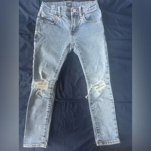 GAP Kids Distressed Light Blue Jeans